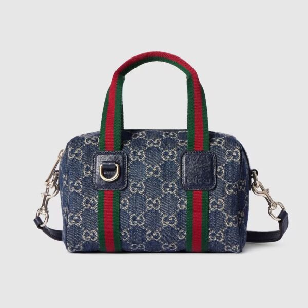 Gucci GG 迷你丹宁手袋封面图 Gucci GG Mini Denim Handbag #2057