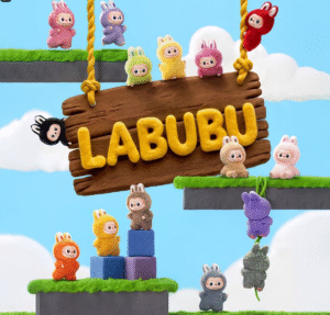 Pop Mart LABUBU Series 4.0, THE MONSTERS Pin of Heart 10cm Figurine