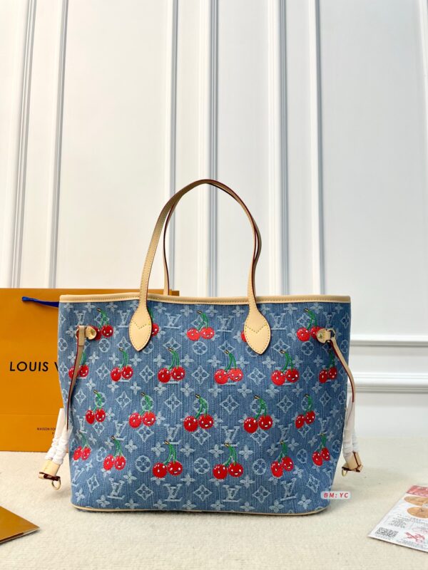 LV-Takashi Murakami collaboration cherry tote bag#2111