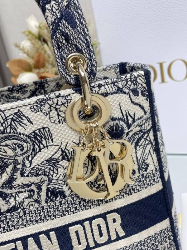 DIOR-Tiger Embroidered Princess Diana Bag#2112