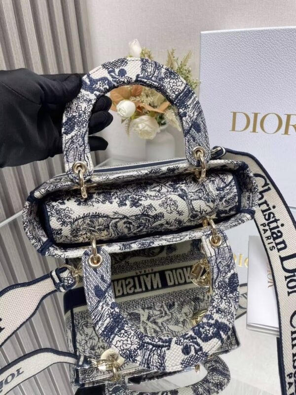 DIOR-Tiger Embroidered Princess Diana Bag#2112