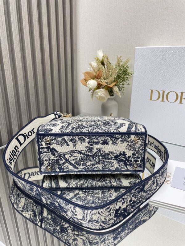 DIOR-Tiger Embroidered Princess Diana Bag#2112
