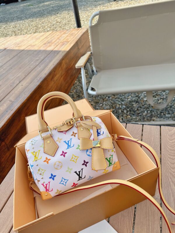 LV-Tri-color Pillow Bag #2240