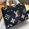 LV-onthego  bb Black & White Tote Bag #2242