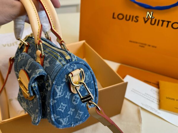 LV-denim mini pillow bag #2256