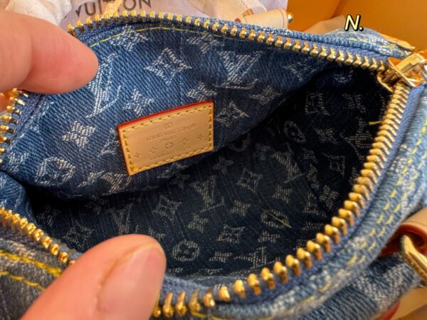 LV-denim mini pillow bag #2256