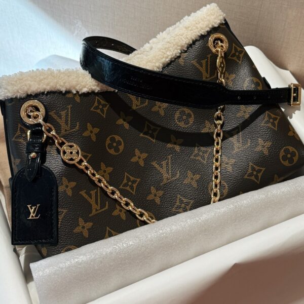 LV-CARRYALL  BB plush chain bag #2257