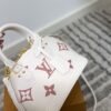 LV-White-base Tricolor Shell Bag #2258