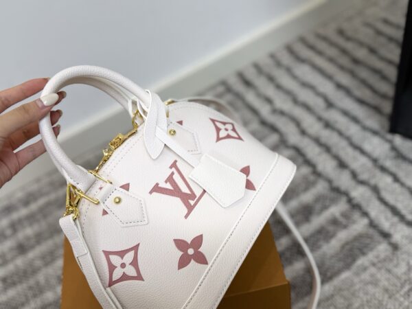 LV-White-base Tricolor Shell Bag #2258