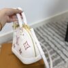LV-White-base Tricolor Shell Bag #2258