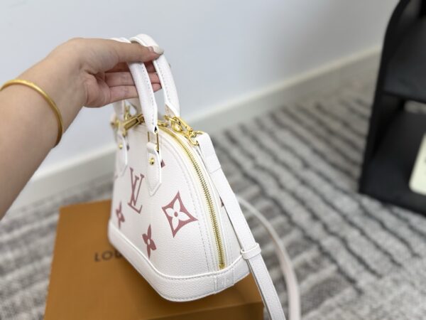 LV-White-base Tricolor Shell Bag #2258