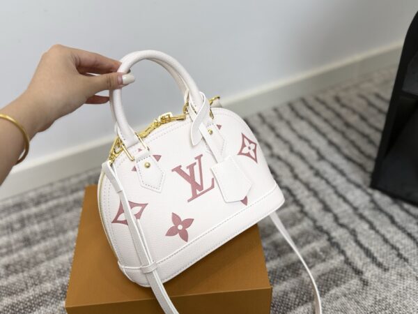 LV-White-base Tricolor Shell Bag #2258