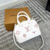 LV-White-base Tricolor Shell Bag #2258