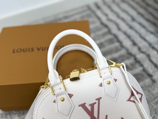 LV-White-base Tricolor Shell Bag #2258
