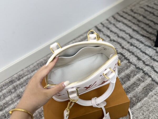 LV-White-base Tricolor Shell Bag #2258