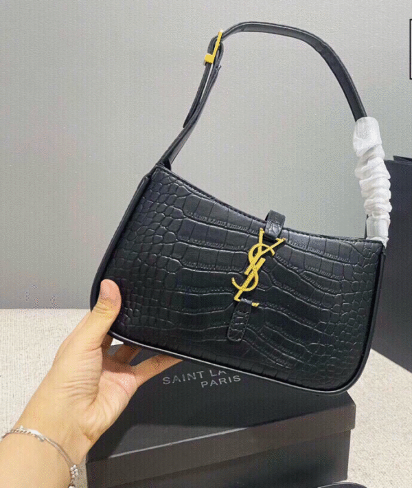 YSL-hobo le5a5Crocodile pattern #2287