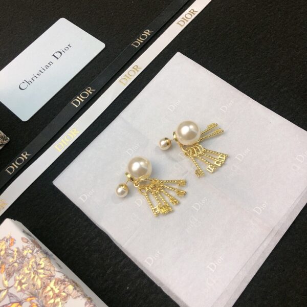 DIOR-Letter Earrings #2301