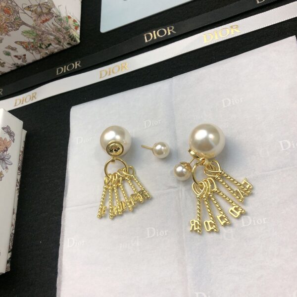 DIOR-Letter Earrings #2301
