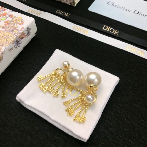 DIOR-Letter Earrings #2301