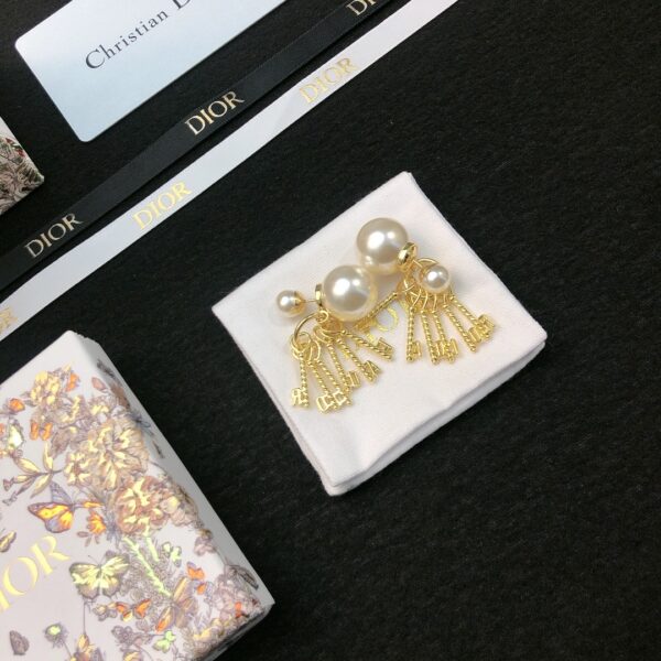 DIOR-Letter Earrings #2301