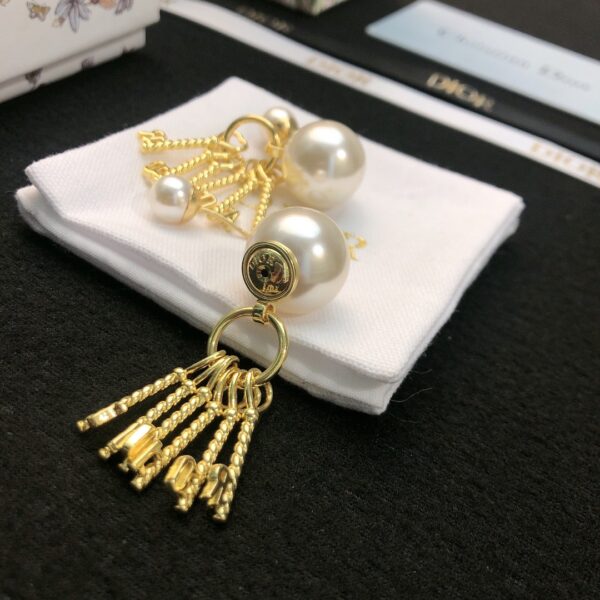 DIOR-Letter Earrings #2301