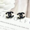 CHANEL-Rhinestone Earrings #2305