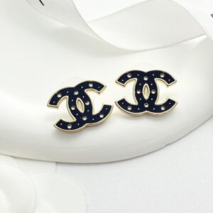 CHANEL-Rhinestone Earrings #2305