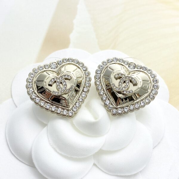 CHANEL- Light Gold Rhinestones #2307