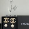 CHANEL-Pearl Stud Earrings #2309