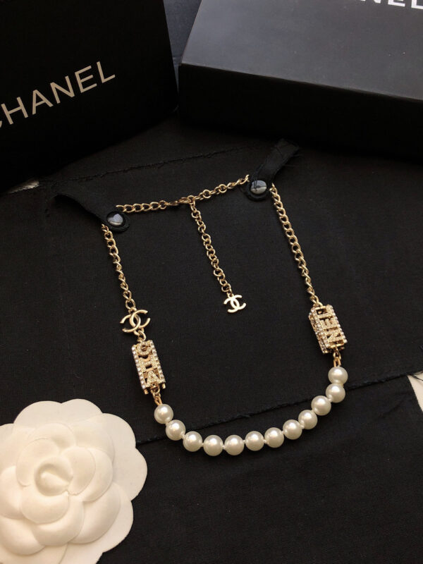CHANEL-Designer Pearl Necklace #2317