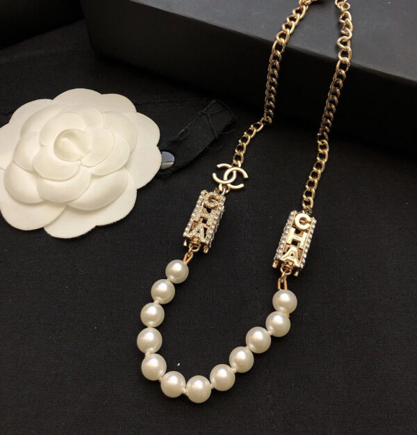 CHANEL-Designer Pearl Necklace #2317