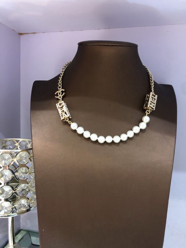 CHANEL-Designer Pearl Necklace #2317