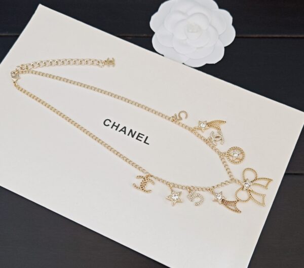 CHANEL-Bow Accent Necklace # 2319