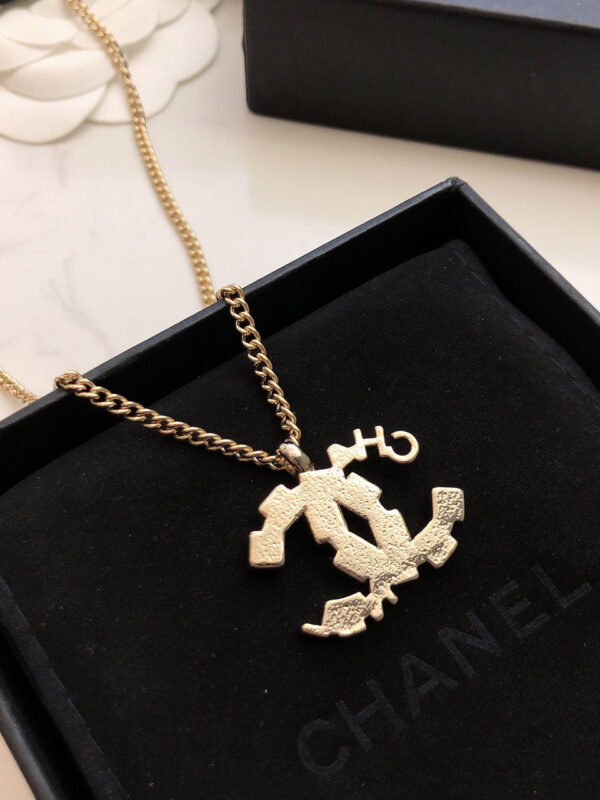 CHANEL-Logo Statement Necklace #2320