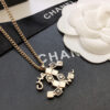 CHANEL-Logo Statement Necklace #2320