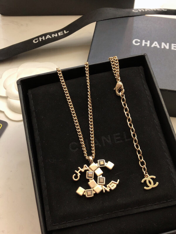 CHANEL-Logo Statement Necklace #2320