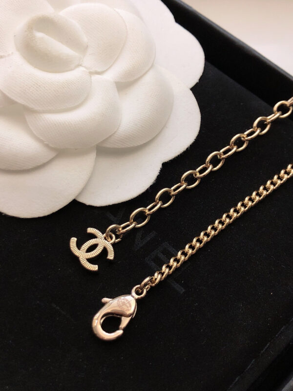 CHANEL-Logo Statement Necklace #2320