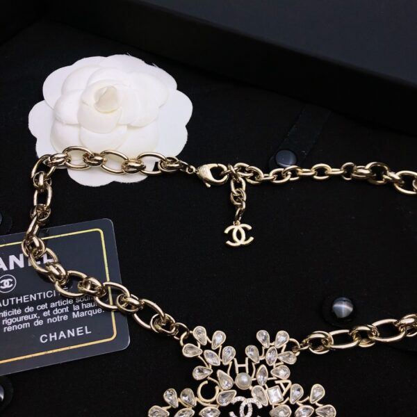 CHANEL-Snowflake Diamond Necklace #2321