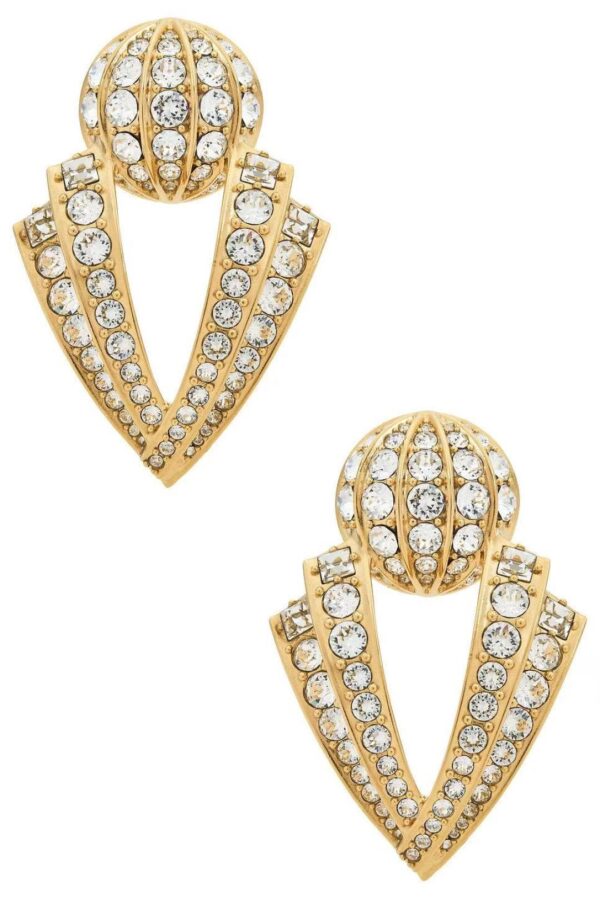 Valentino  - Full Diamond-studded Ball Earrings