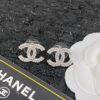 CHANEL-Full Rhinestone-studded Clear Earrings #2327