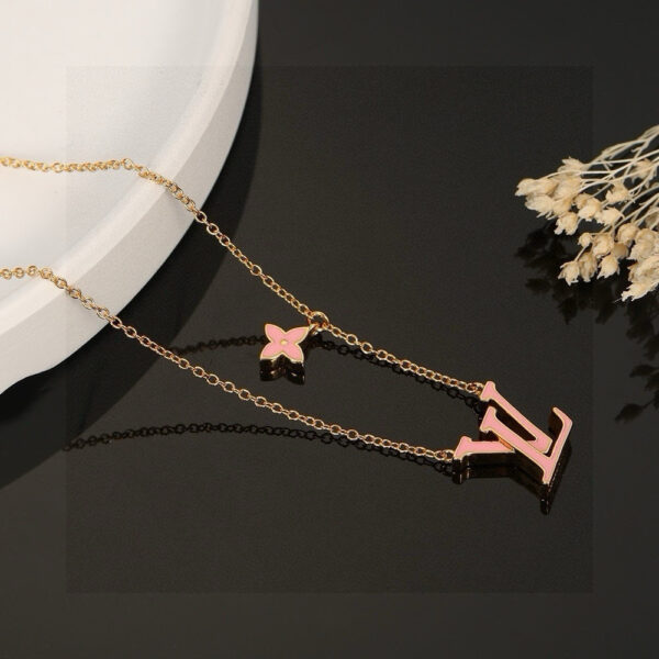 LV-Letter Necklace #2330