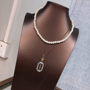 DIOR-Double-layered Necklace #2333