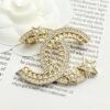 CHANEL-Star-shaped Rhinestone Brooch #2334