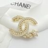 CHANEL-Star-shaped Rhinestone Brooch #2334