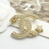 CHANEL-Star-shaped Rhinestone Brooch #2334
