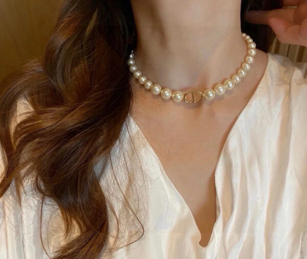 DIOR-pearl necklace  #2336