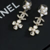 CHANEL-flower earrings #2338