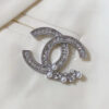 CHANEL-pearl and diamond brooch #2341