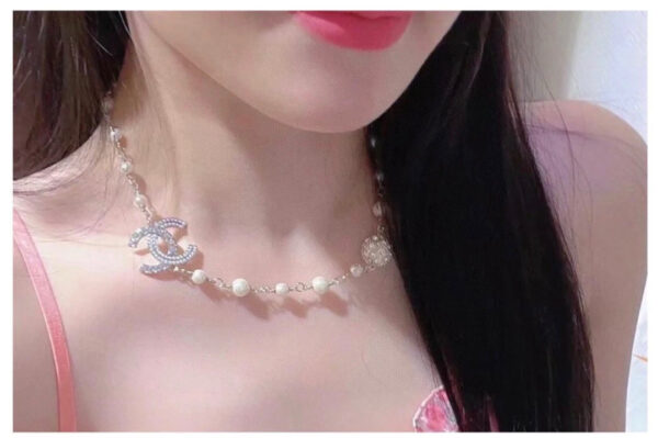 CHANEL-pearl necklace # 2342