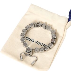 LV-silver dice bracelet #2347